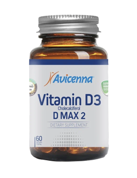 Avicenna, D Max 2, Витамин D3, капсулы, 60 шт.