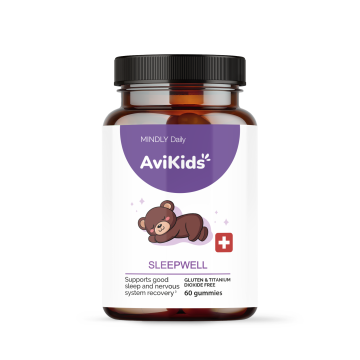 MINDLY, Sleep well (для улучшения сна), мармеладные мишки, 60 шт.