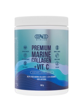 BNS BioLab, Морской коллаген с витамином C, порошок, 156,6 г