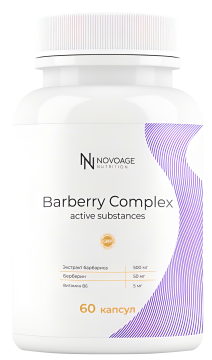 NOVOAGE nutrition, Берберин + витамин В6 (для снижения веса), капсулы, 60 шт.