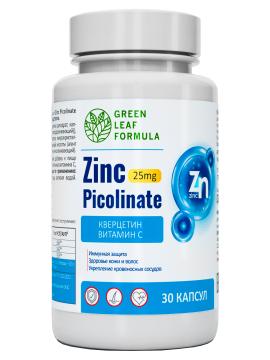 Green Leaf Formula, Цинк (пиколинат), капсулы, 30 шт.