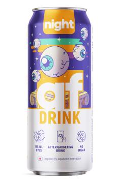 Afdrink, Напиток функциональный газированный «Afdrink Night для зрения», жидкость, 330 мл