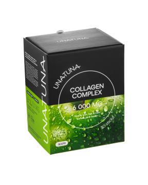 UNATUNA, Комплекс коллагена, со вкусом яблоко, стики, 30 шт.