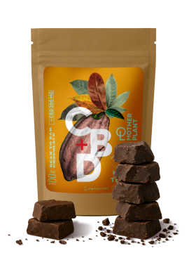 MotherPlant, Какао тёртое кусочками (100% какао, 200 мг CBD), 100 г