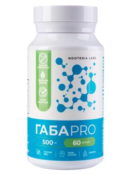 Nooteria Labs, ГАБА PRO (Гамма-аминомасляная кислота), капсулы, 60 шт.