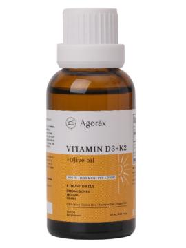 AGORAX, Витамин D3+К2, жидкость, 30 мл